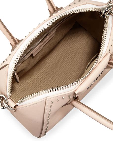 givenchy mini antigona nude|Givenchy Antigona Mini Studs Couture Satchel Bag, Nude.